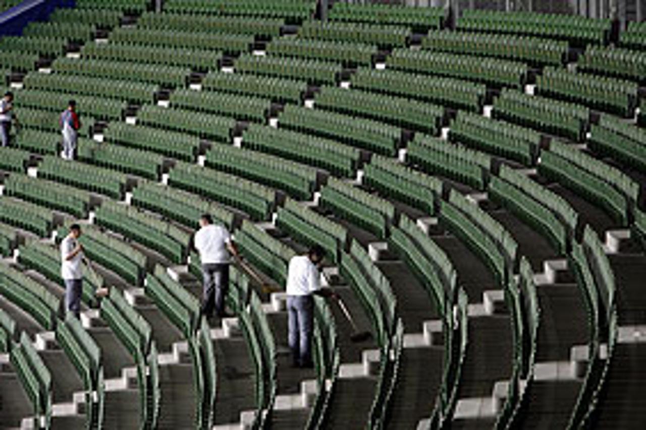 Stadion se priprema za nedjeljnju utakmicu Hrvatske i Austrije