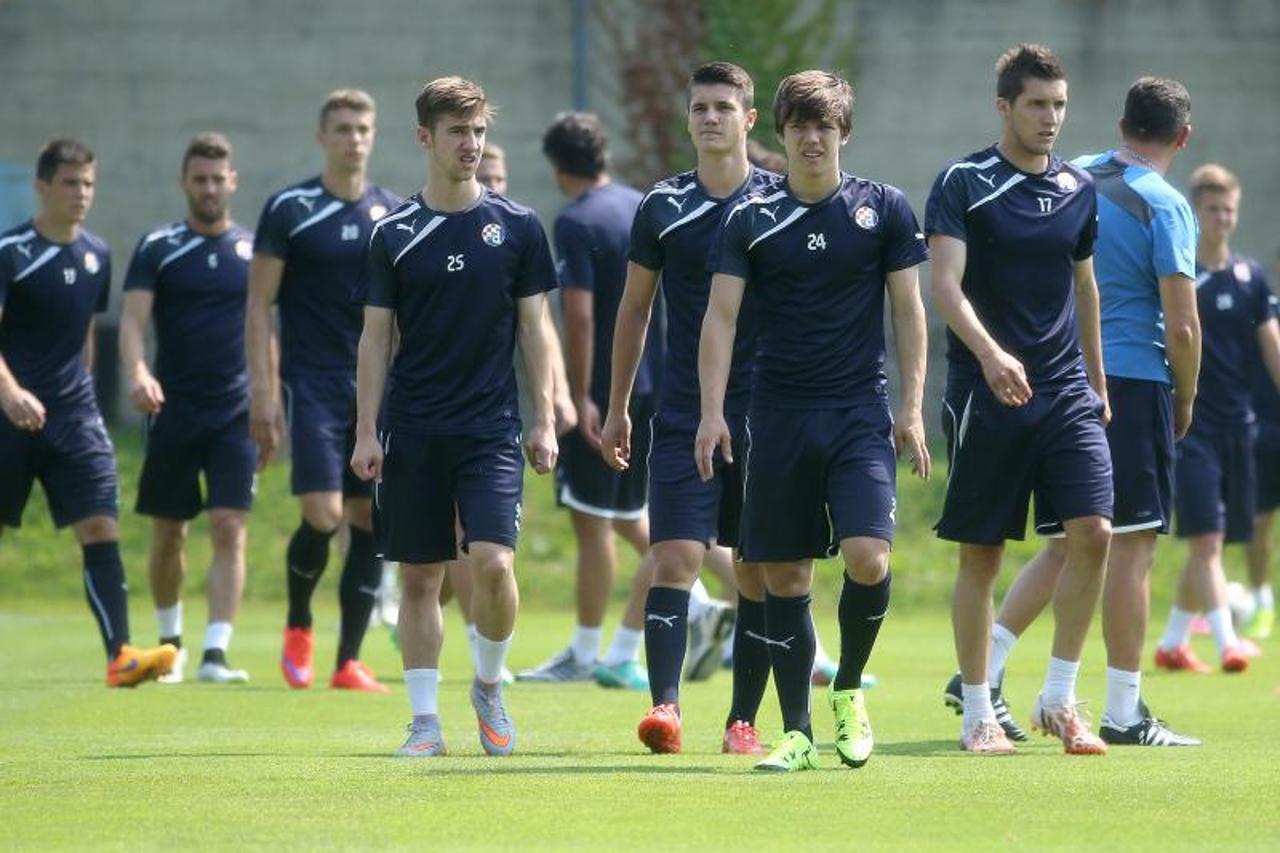 Dinamo, prvi trening