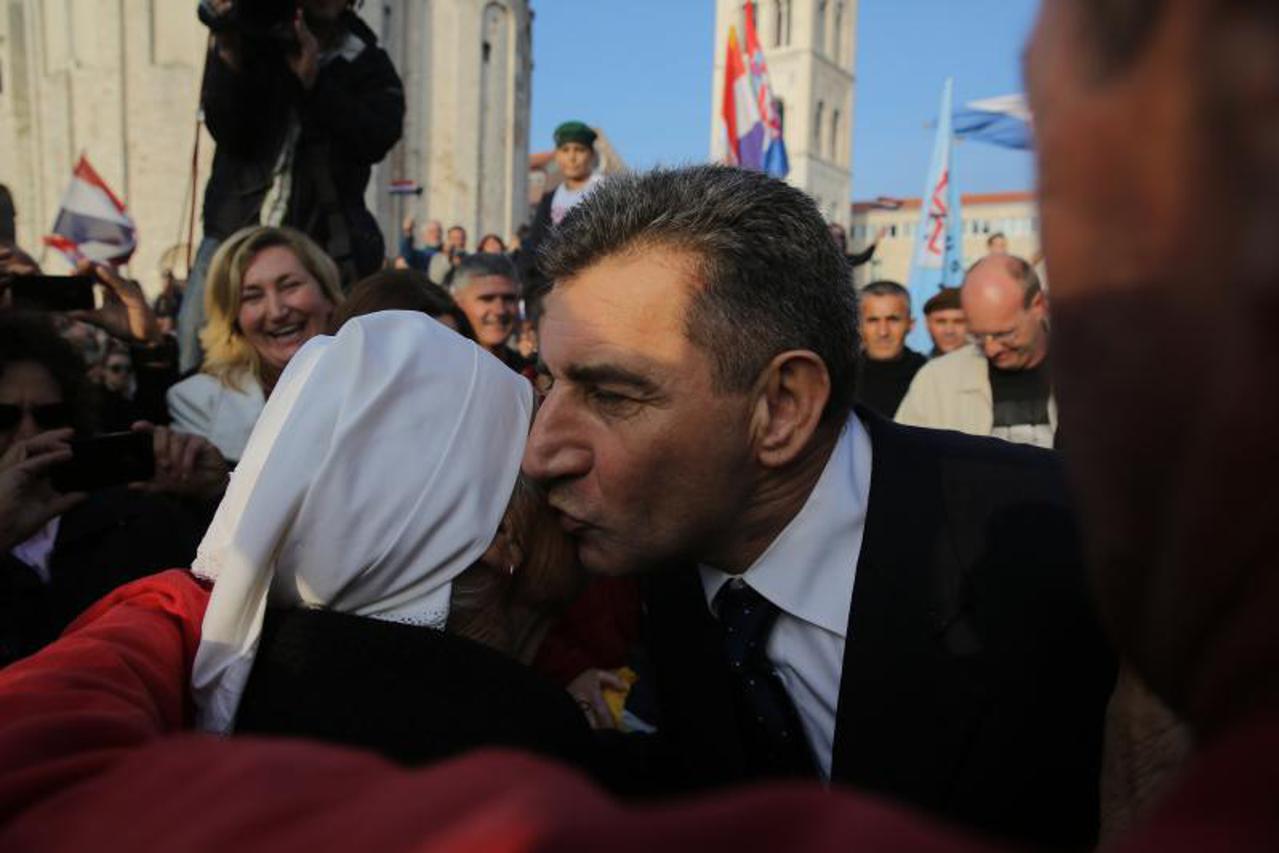 Doček Gotovine u Zadru (1)