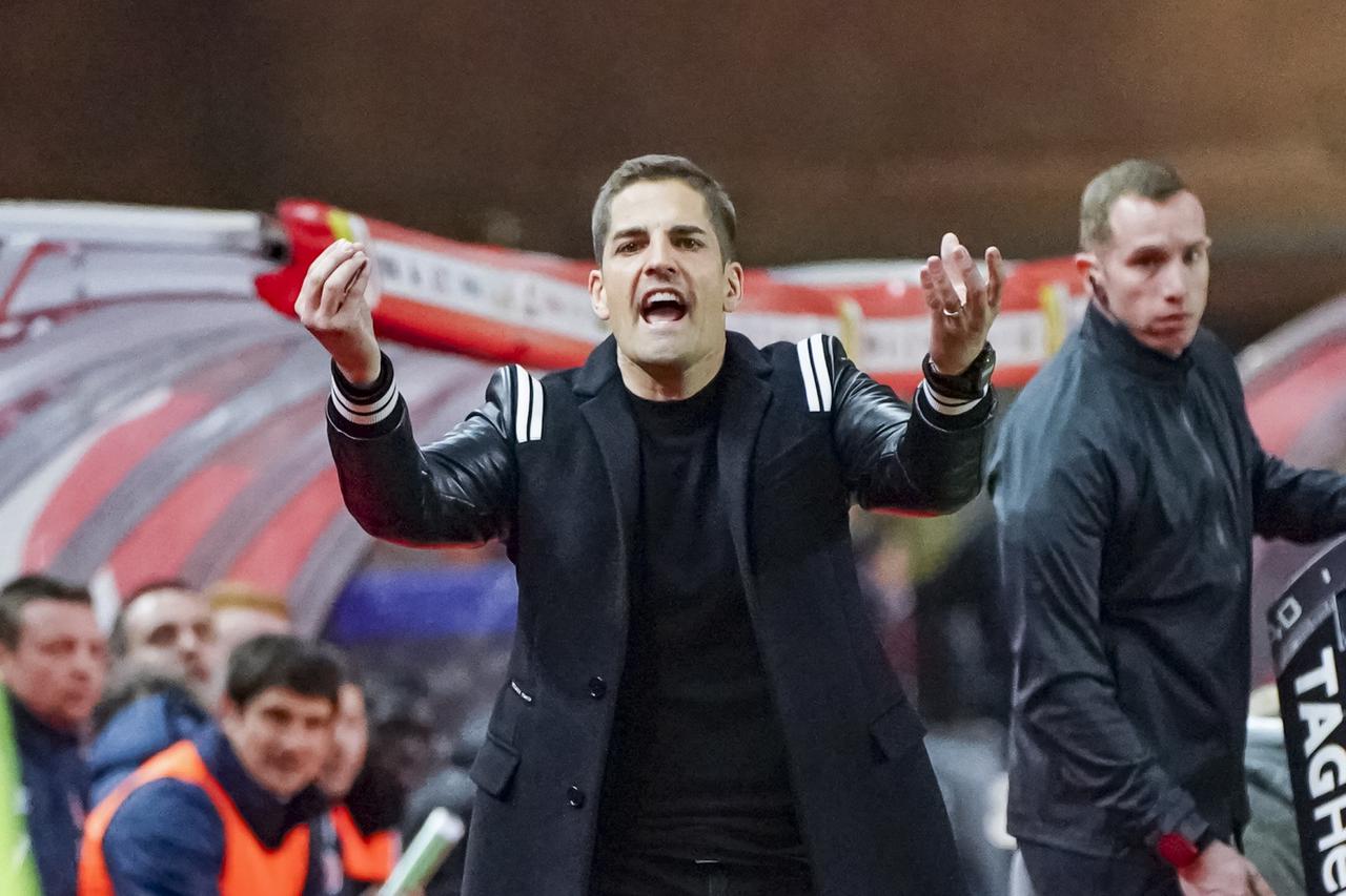 Match de Ligue 1 "Monaco - Reims (1-1)" au stade Louis II à Monaco