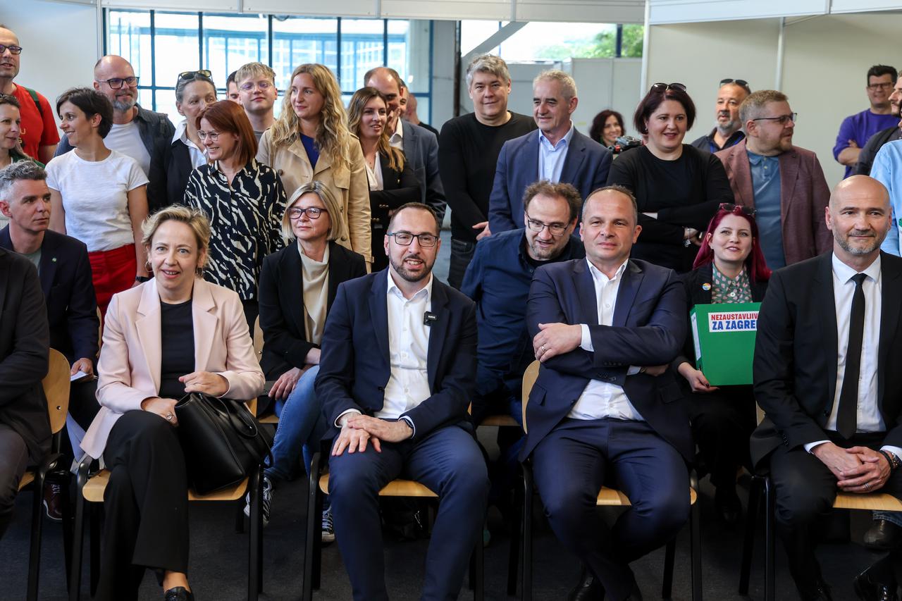 Zagreb:  Možemo! i SDP predali potpise   za kandidaturu Tomislava Tomaševića