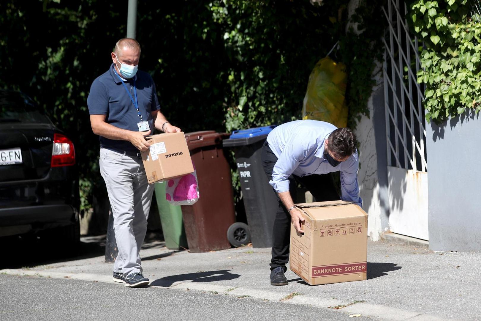30.06.2021., Zagreb - Vijenac 2. Pretres kuce glavnog ravnatelja HRT-a Kazimira Bacica na Tuskancu zbog sumnje u korupciju. Photo: Igor Kralj/PIXSELL