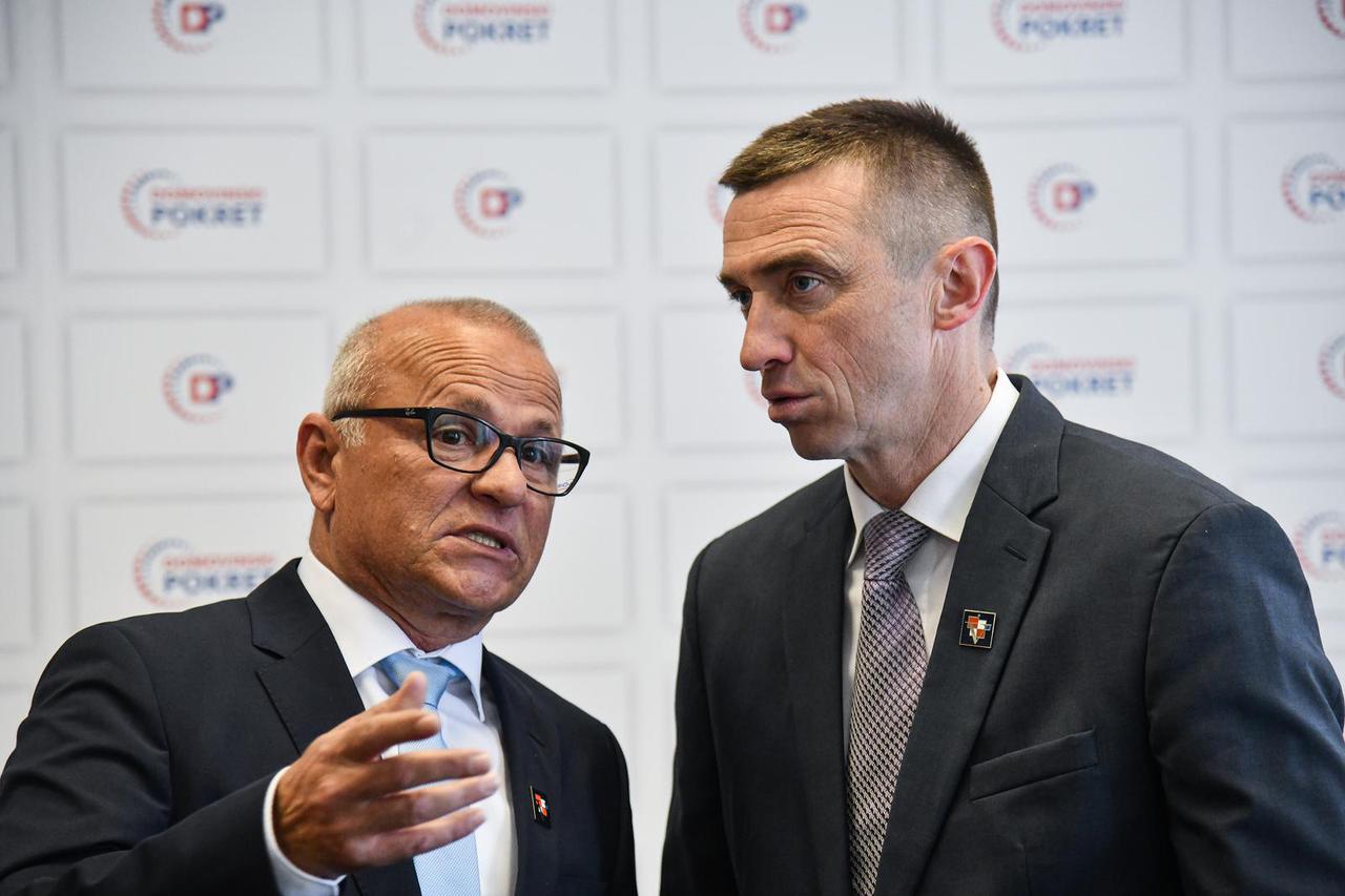 Zagreb: Predstavljanje kandidata Domovinskog pokreta i partnera za I., II. i VI. izbornu jedinicu