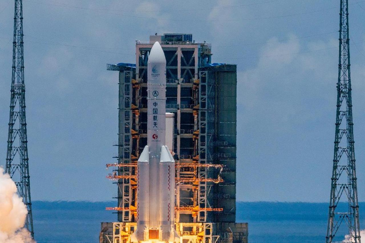 (EyesonSci)CHINA-HAINAN-WENCHANG-LONG MARCH-5 ROCKET-MARS PROBE-LAUNCH(CN)