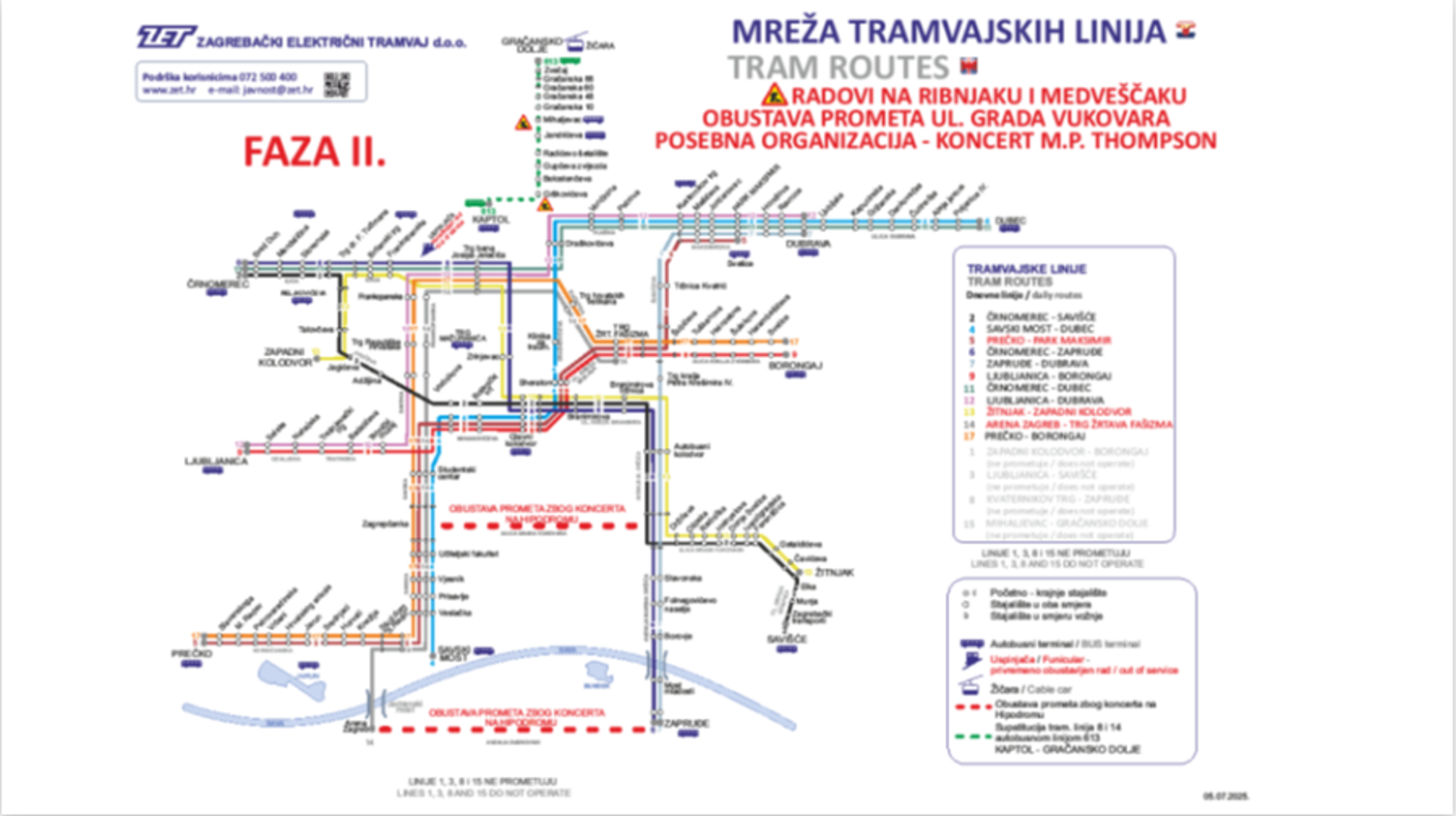 Grad apelira na građane da koriste javni prijevoz i da pješače kad god je to moguće. Posebno se preporučuje da tramvaje ostave starijim i onima kojima su stvarno potrebni. 