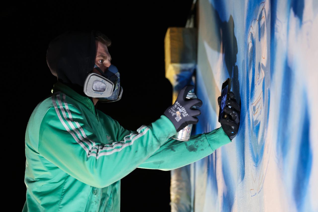 Zagreb: Mladi umjetnik oslikao trafostanicu u spomen na prijatelja