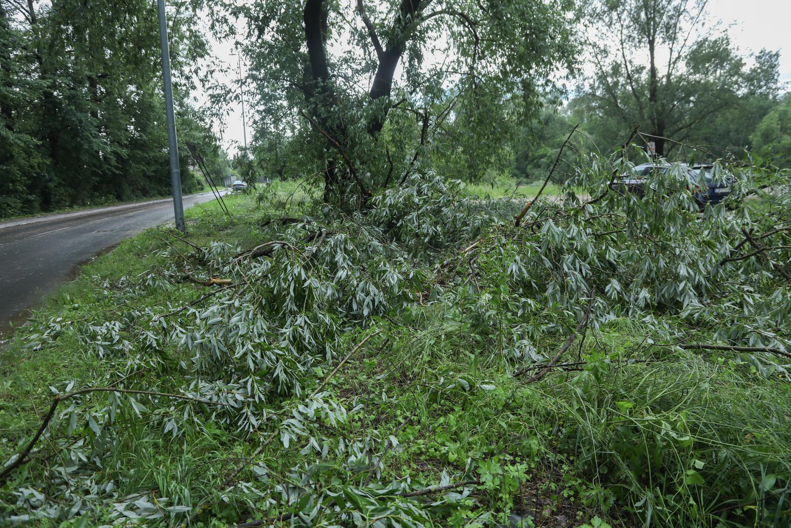 21.05.2024., Samobor - Posljedice nevremena u Samoboru. Photo: Luka Batelic/PIXSELL
