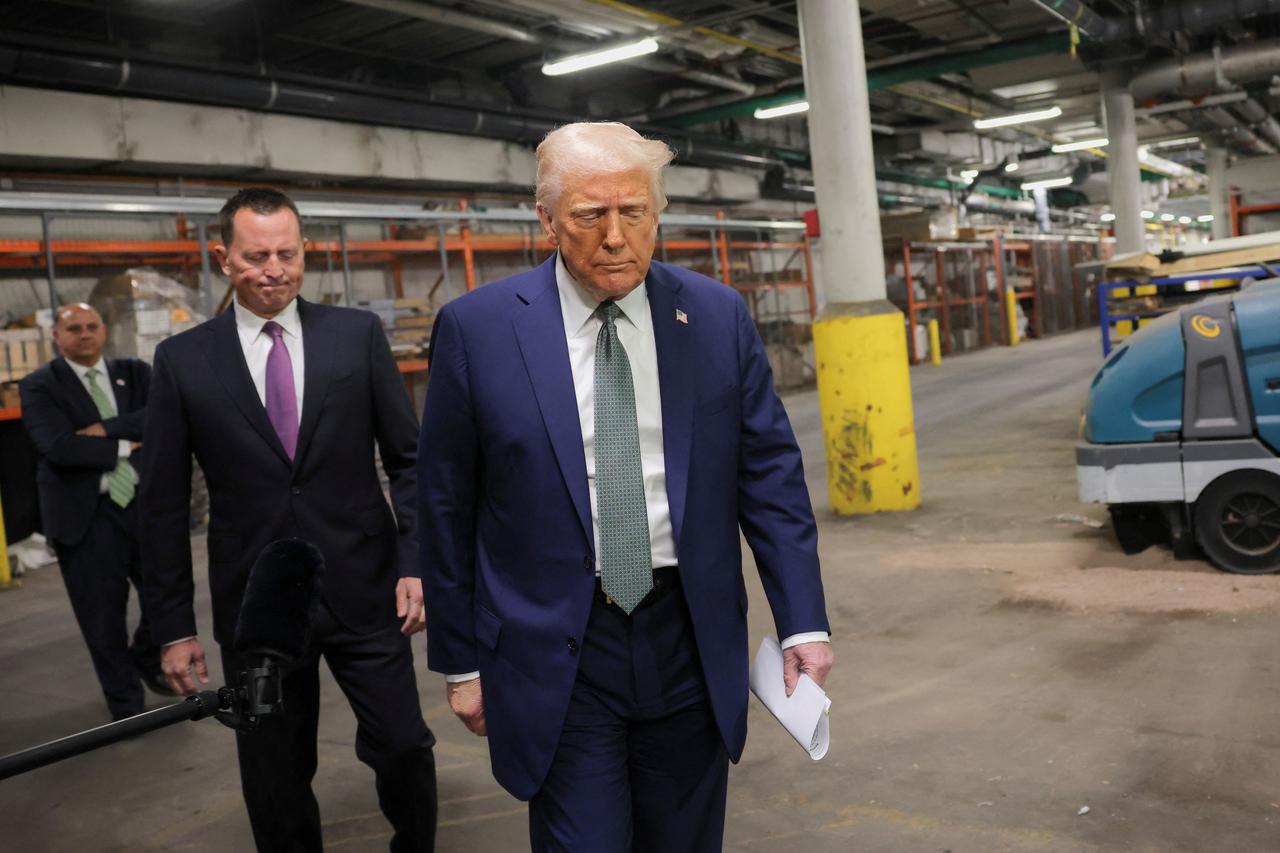 U.S. President Donald Trump attends a board meeting for the Kennedy Center in Washington