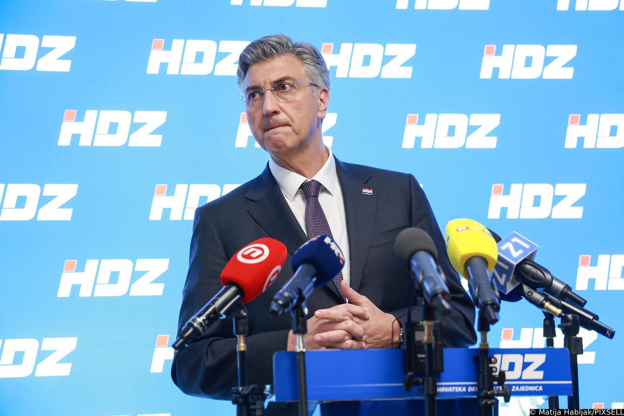 Zagreb: Izjava Andreja Plenkovića nakon sjednice Predsjedništva HDZ-a