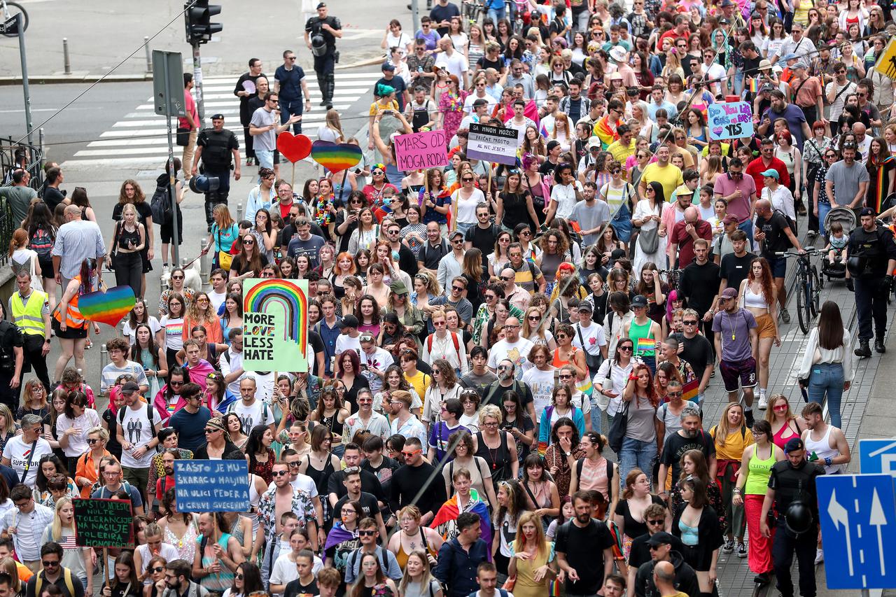 Zagreb: 22. Povorka ponosa pod sloganom "Zajedno za trans prava!"