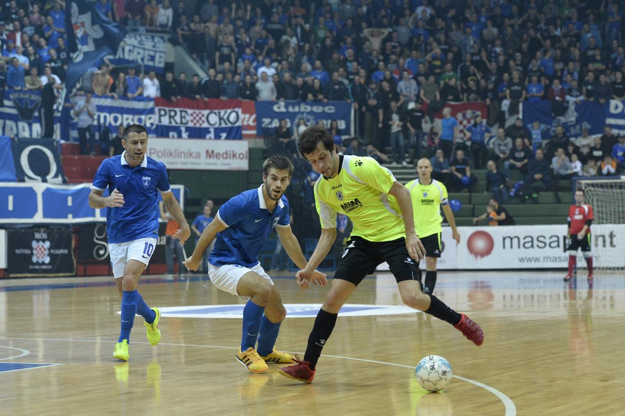 08.12.2014., Zagreb -  KK Cibona, malonogometna utakmica futsal kupa, Futsal Dinamo - Alumnus.  Photo: Marko Lukunic/PIXSELL