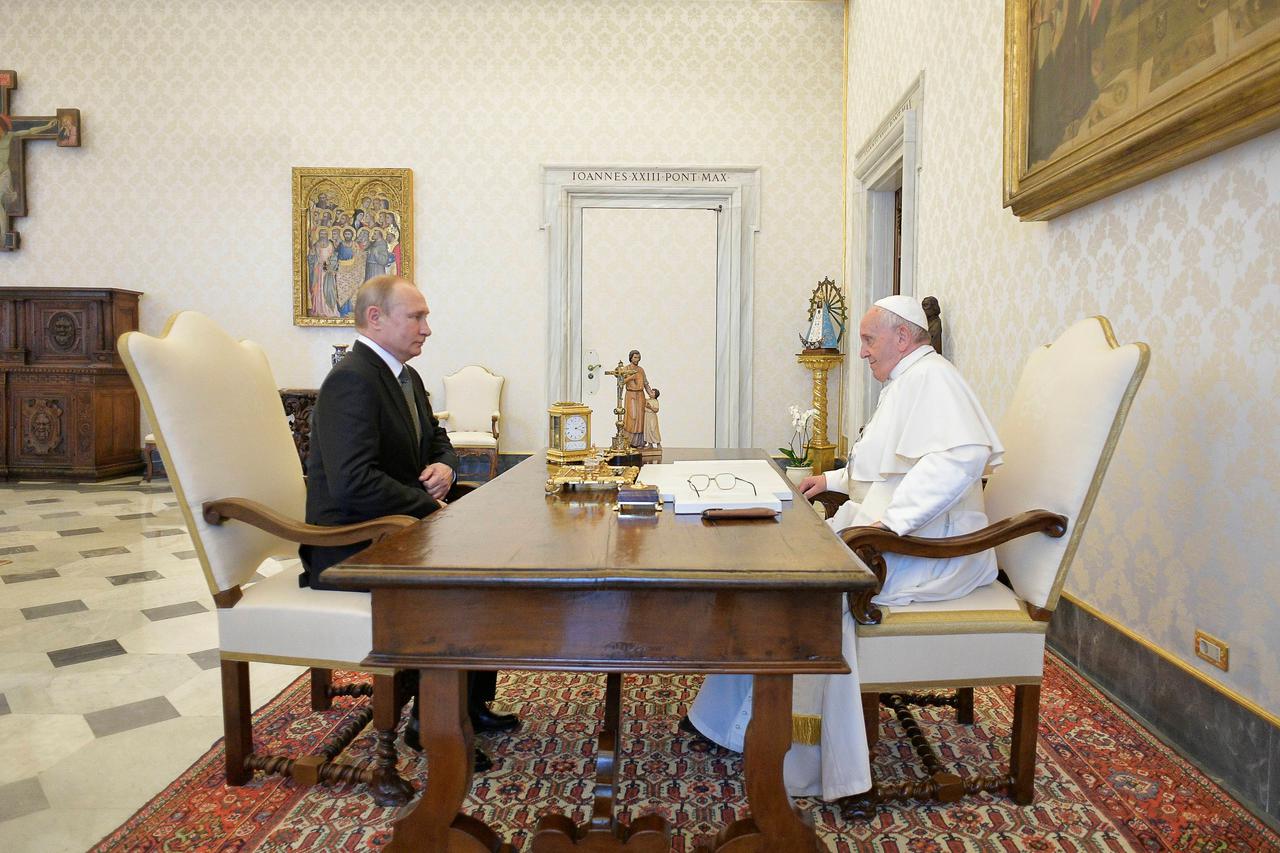 Vladimir Putin i Papa Franjo