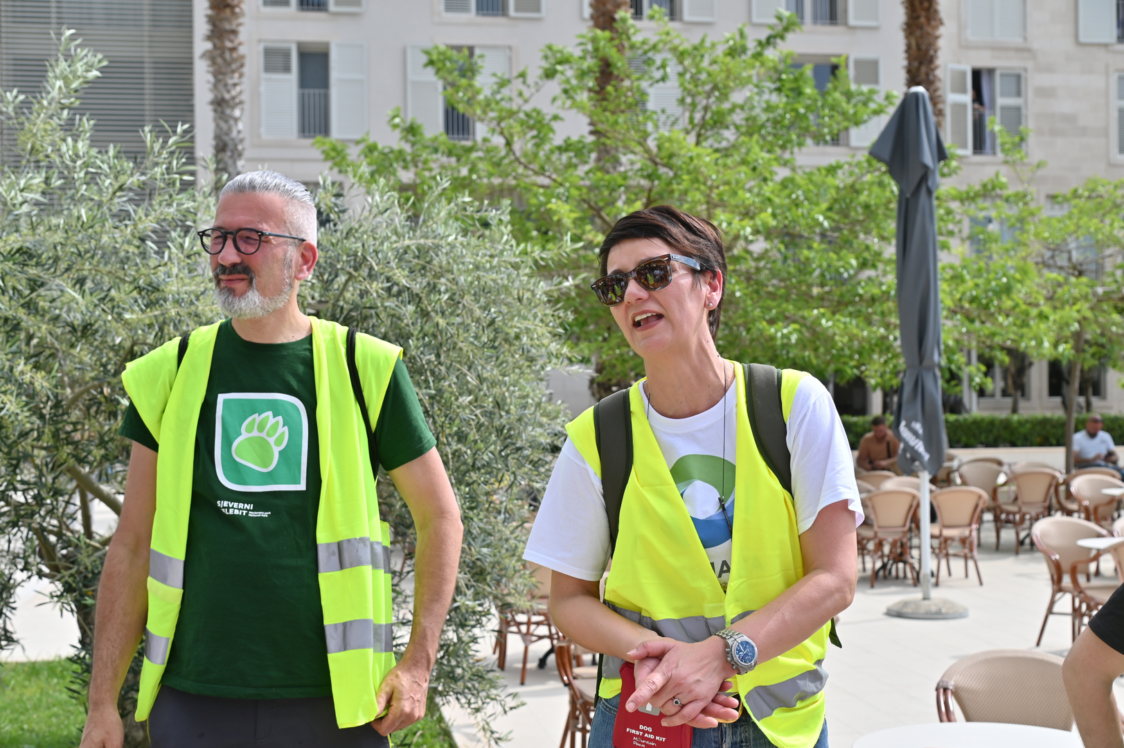 27.04.2025., Makarska - Udruga Uzor Osejava Makarska ukljucila se u akciju Rezolucija Zemlja u organizaciji Vecernjeg lista ciscenjem park sume Osejava. Photo: Matko Begovic/PIXSELL