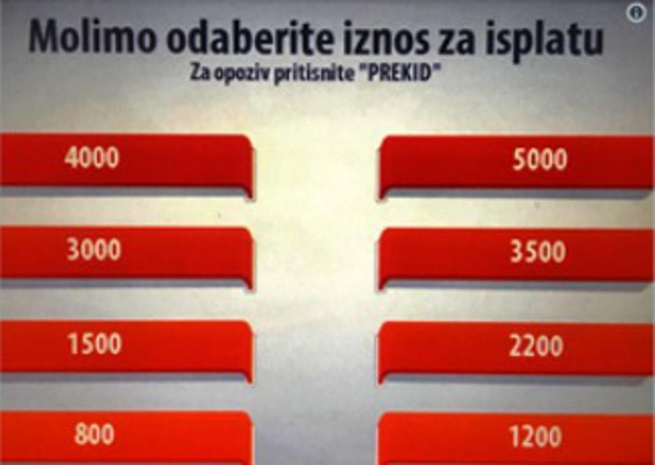 Bankomat PBZ-a