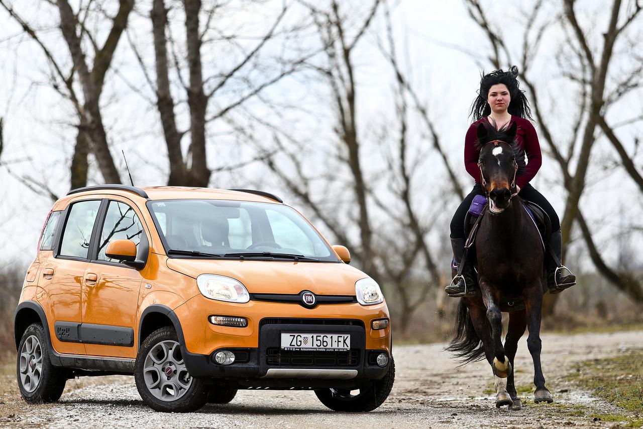 26.02.2015., Zagreb - Automobil Fiat Panda 4x4. Photo: Slavko Midzor/PIXSELL
