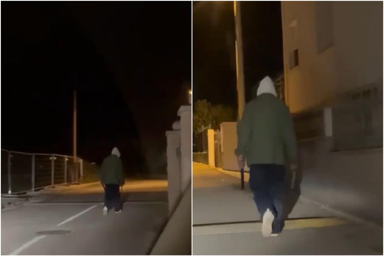 Muškarac na području Kaštela šetao s nožem i palicom u rukama