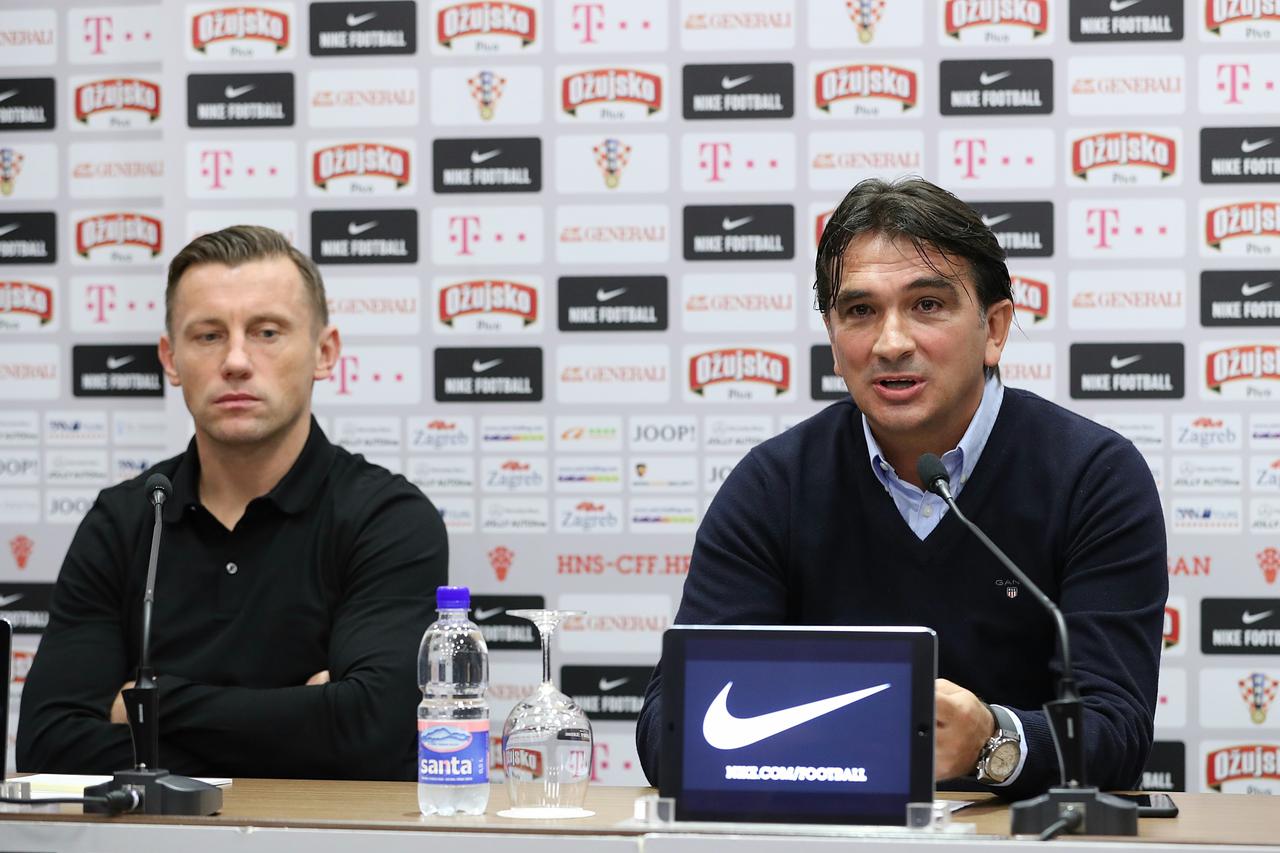 Zlatko Dalić i Ivica Olić na konferenciji