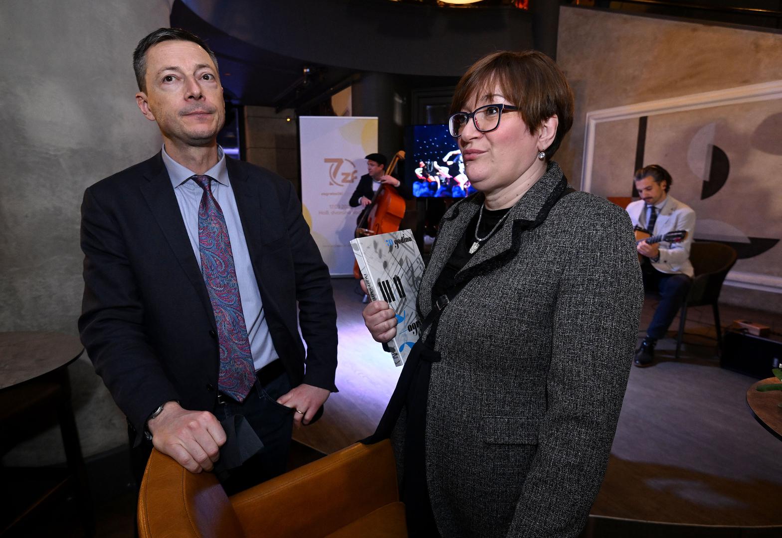 15.03.2023., Zagreb - 70 godina Zagrebackog festivala, promocija monografije i dodjela posebnog priznanja Dragi Diklicu.  Photo: Marko Lukunic/PIXSELL