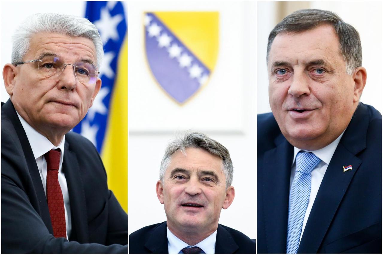 Šefik Džaferović, Zeljko Komšić i Milorad Dodik