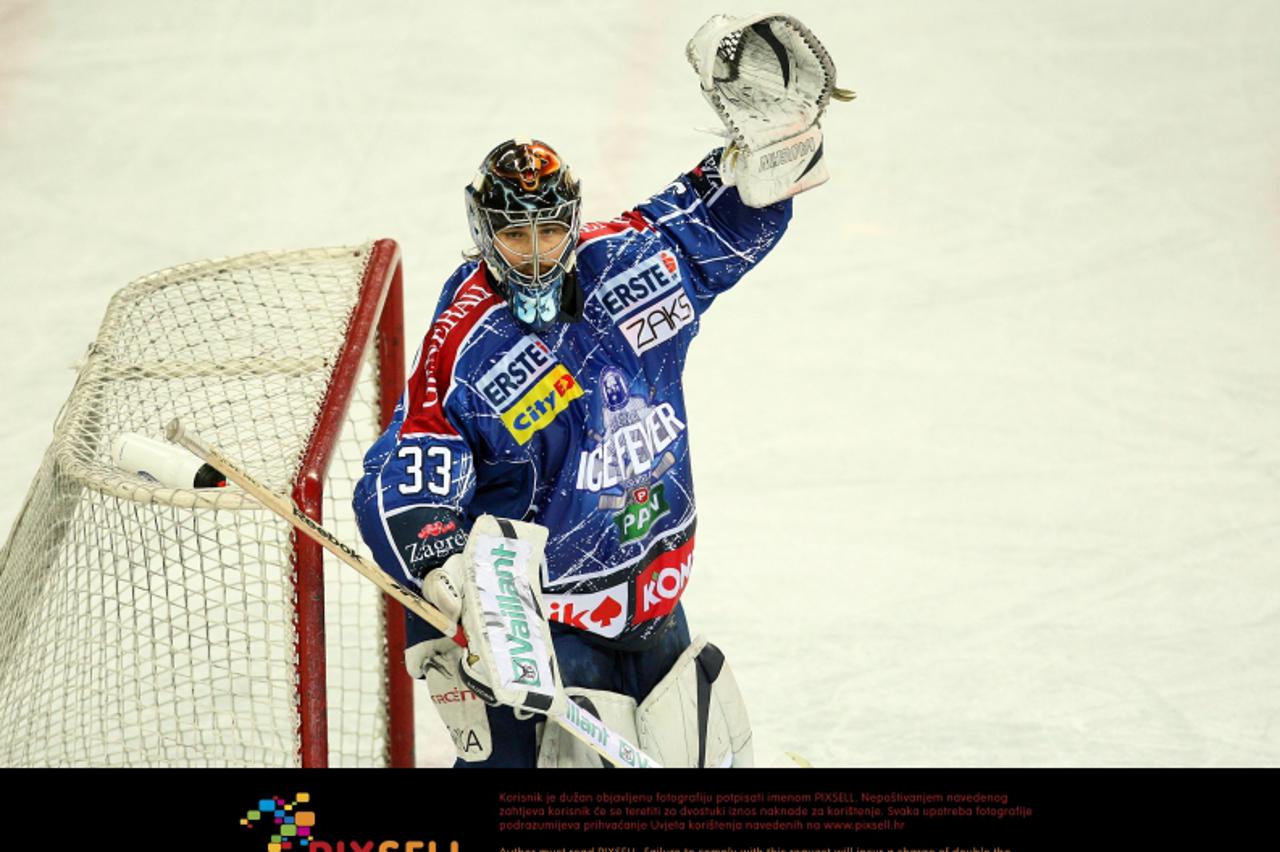 \'17.01.2012., Arena Zagreb, Zagreb - Arena Ice Fever, KHL Medvescak - HDD Tilia Olimpija. Robert Kristan. Photo: Slavko Midzor/PIXSELL\'