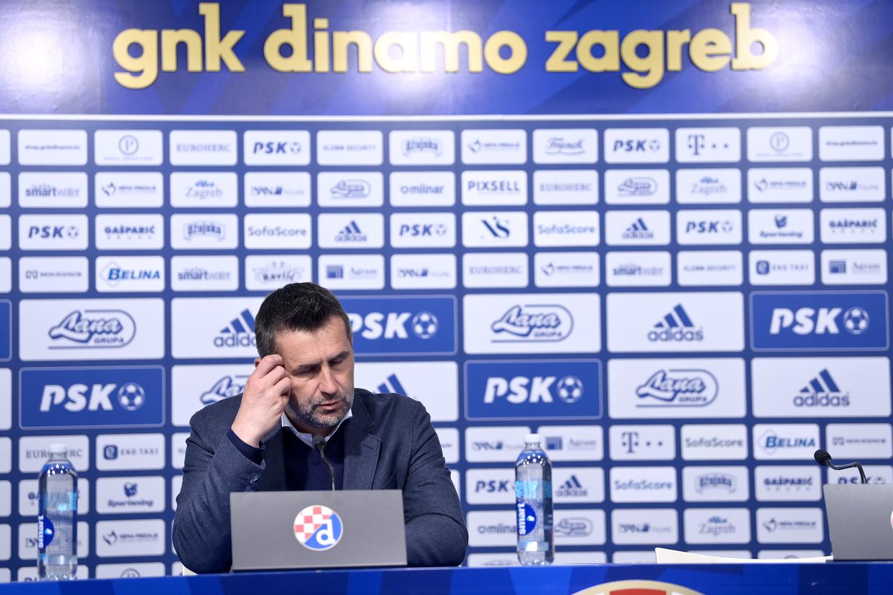 Zagreb: Konferencija za medije trenera NK Osijek Nenada Bjelice nakon utakmice s Dinamom
