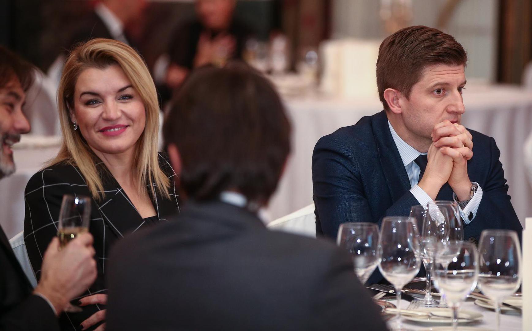 14.12.2021., Zagreb - Dodjela nagrade Vecernjeg lista "Gospodarstvenik i gospodarski dogadjaj 2021. godine. Nikolina Brnjac, Zdravko Maric