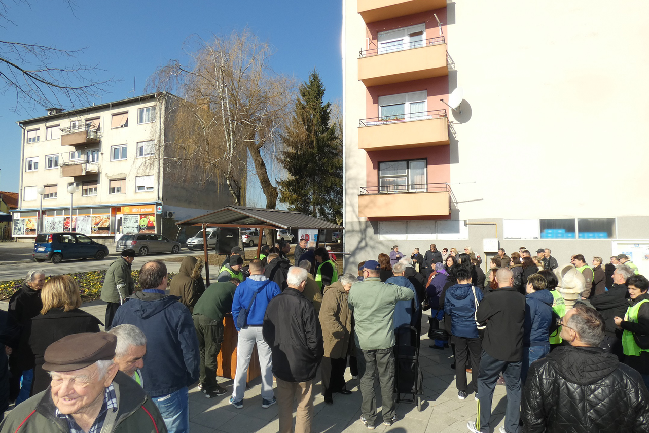 Prosvjed u Novskoj