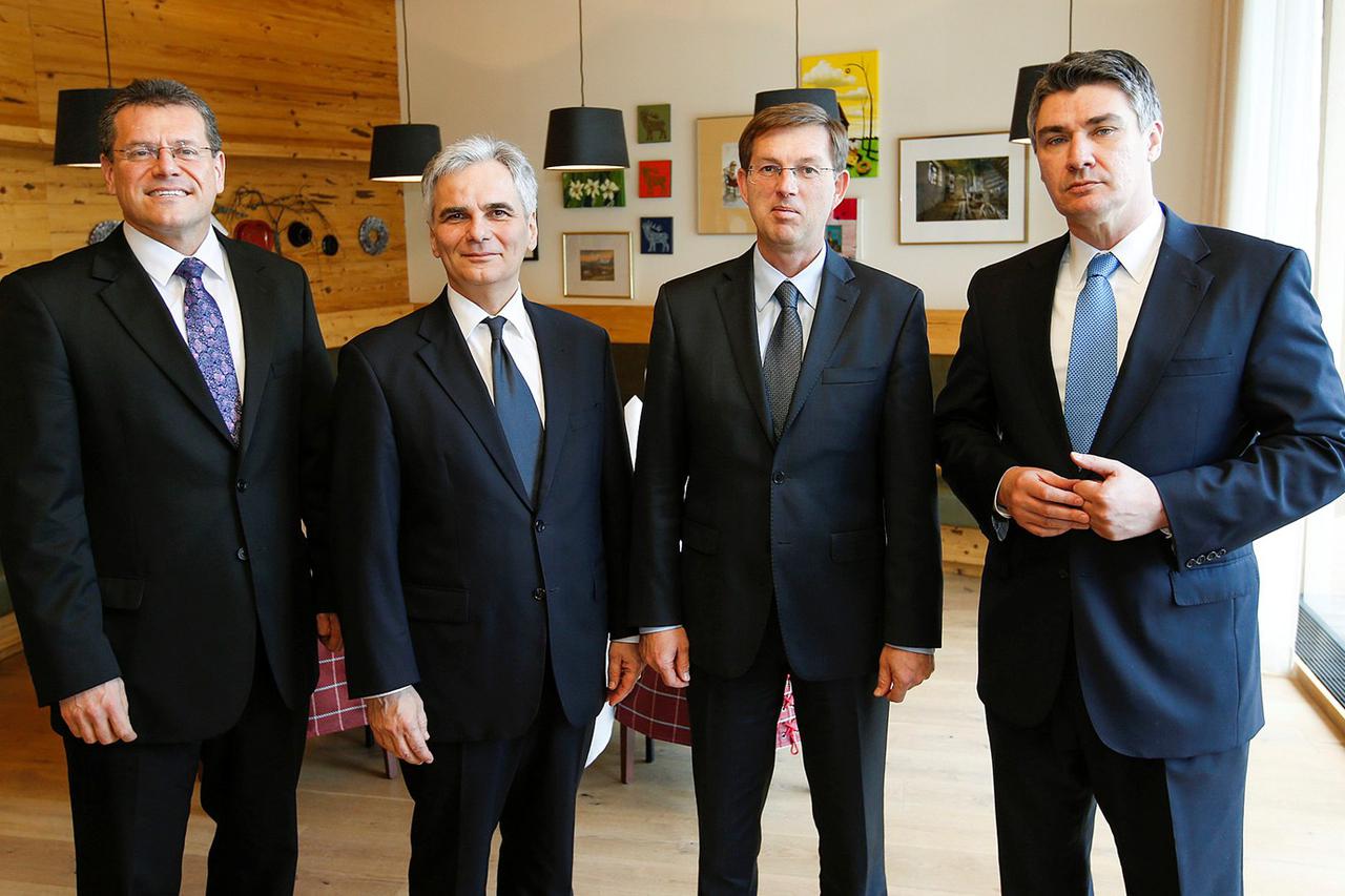Zoran Milanović trilaterala u Schladmingu