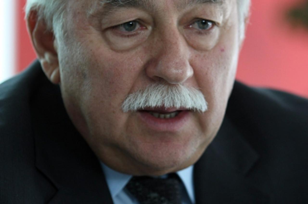 \'30.09.2010.,Zagreb - Predstavljanje tvrtke AD Plastik povodom potpisivanja ugovora sa Zagrebackom burzom. Josip Boban(pred.uprave AD Plastik) Photo: Jurica Galoic/PIXSELL\'