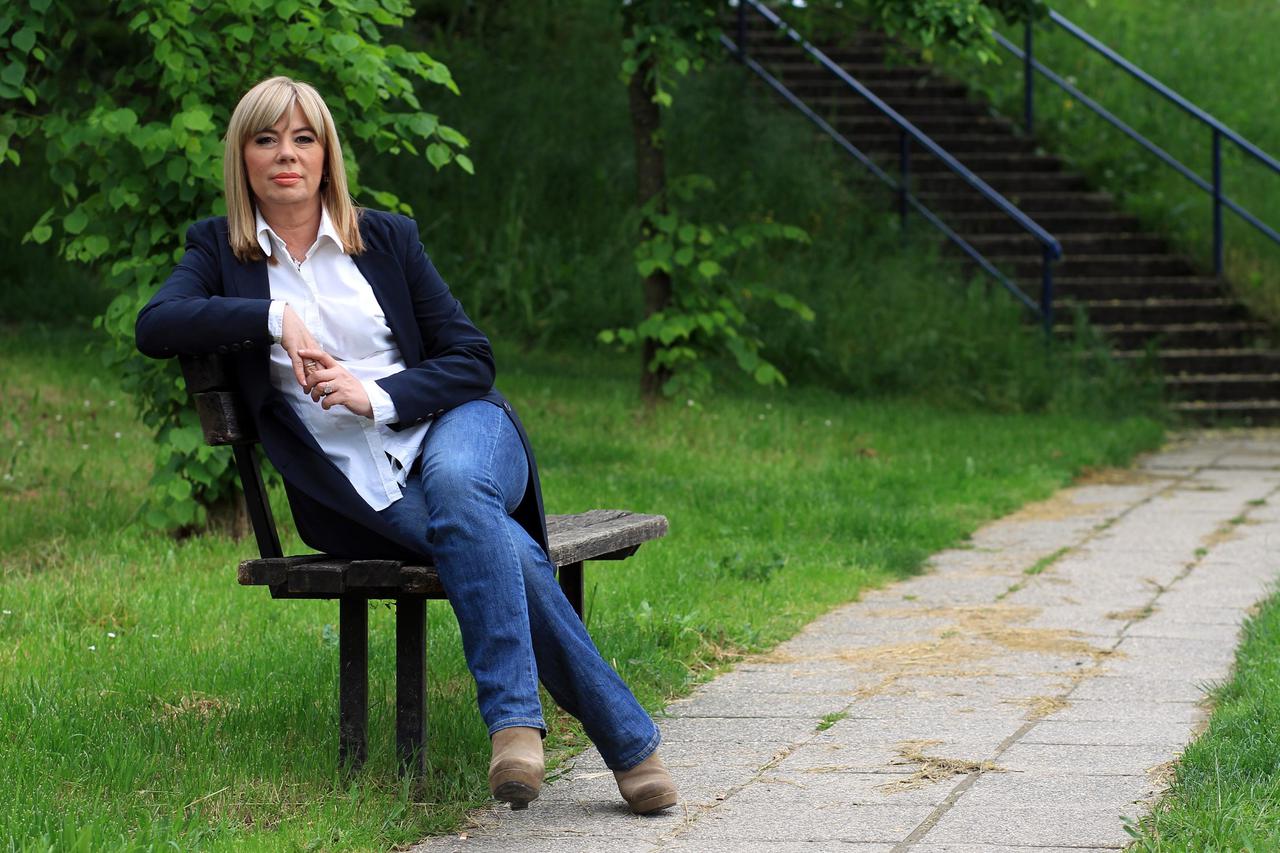 24.04.2014., Zagreb - Drustvena komentatorica Ivane Petrovic.  Photo: 