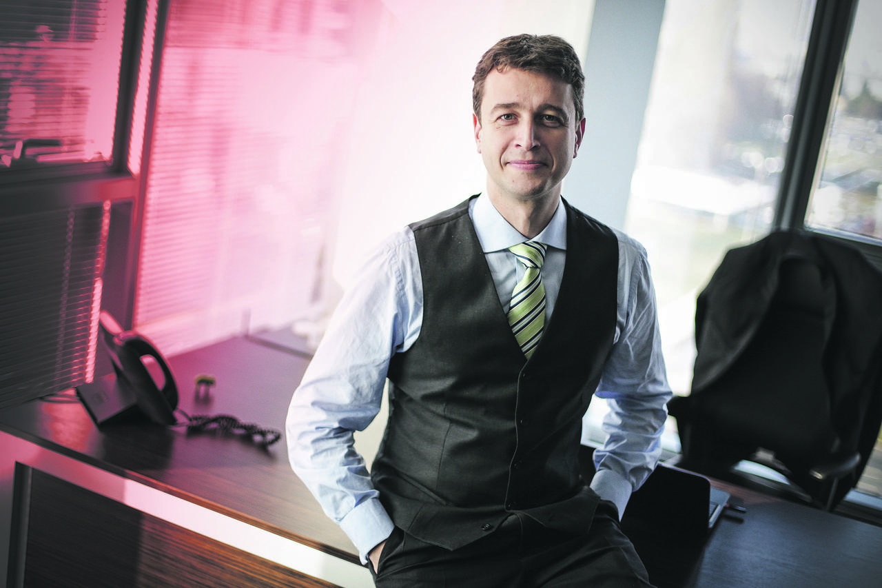 06.02.2014., Zagreb - Balazs Bekeffy, predsjednik Uprave OTP banke.  Photo: Petar Glebov/PIXSELL