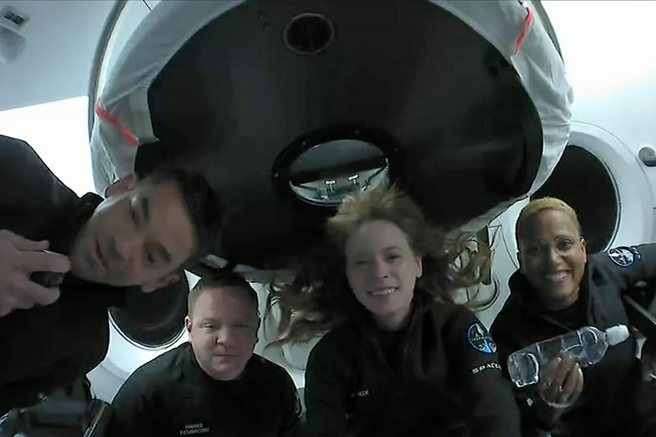 Inspiration4, the World's First All-Civilian Mission to Space, Provides In-Flight Update