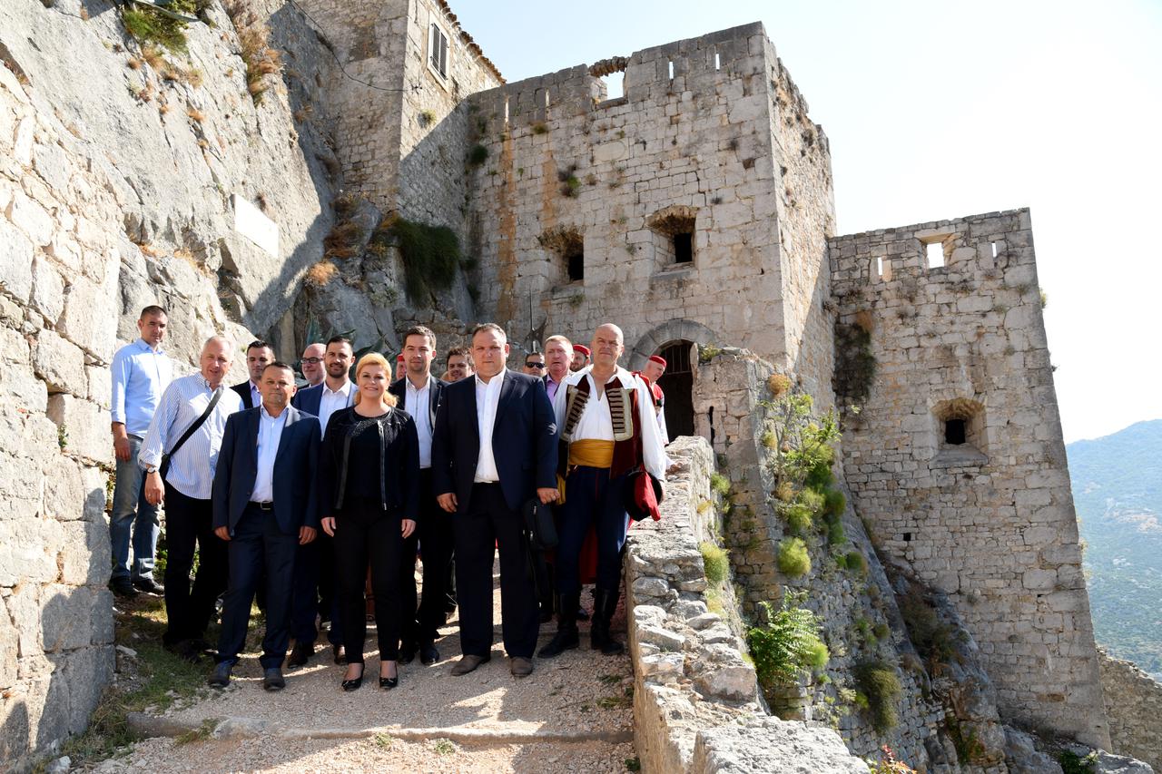 Posjeta predsjednice Kolinde Grabar-Kitarović Općini Klis