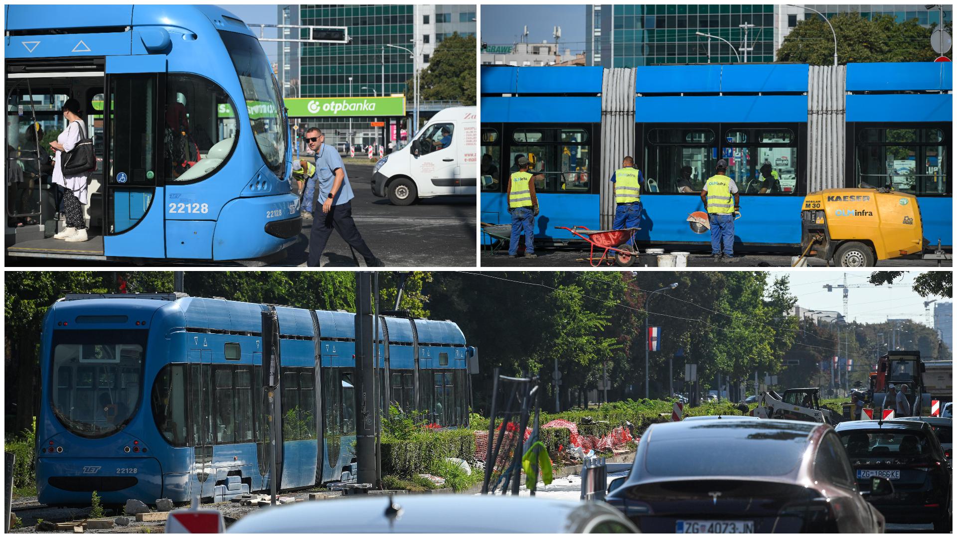 Nakon tjedana radova i prometnih izmjena, tramvaji su se u četvrtak ujutro ponovno vratili na raskrižje Savske ceste i Ulice grada Vukovara, a Pixsellov fotograf zabilježio je prve tramvaje na obnovljenim tračnicama.