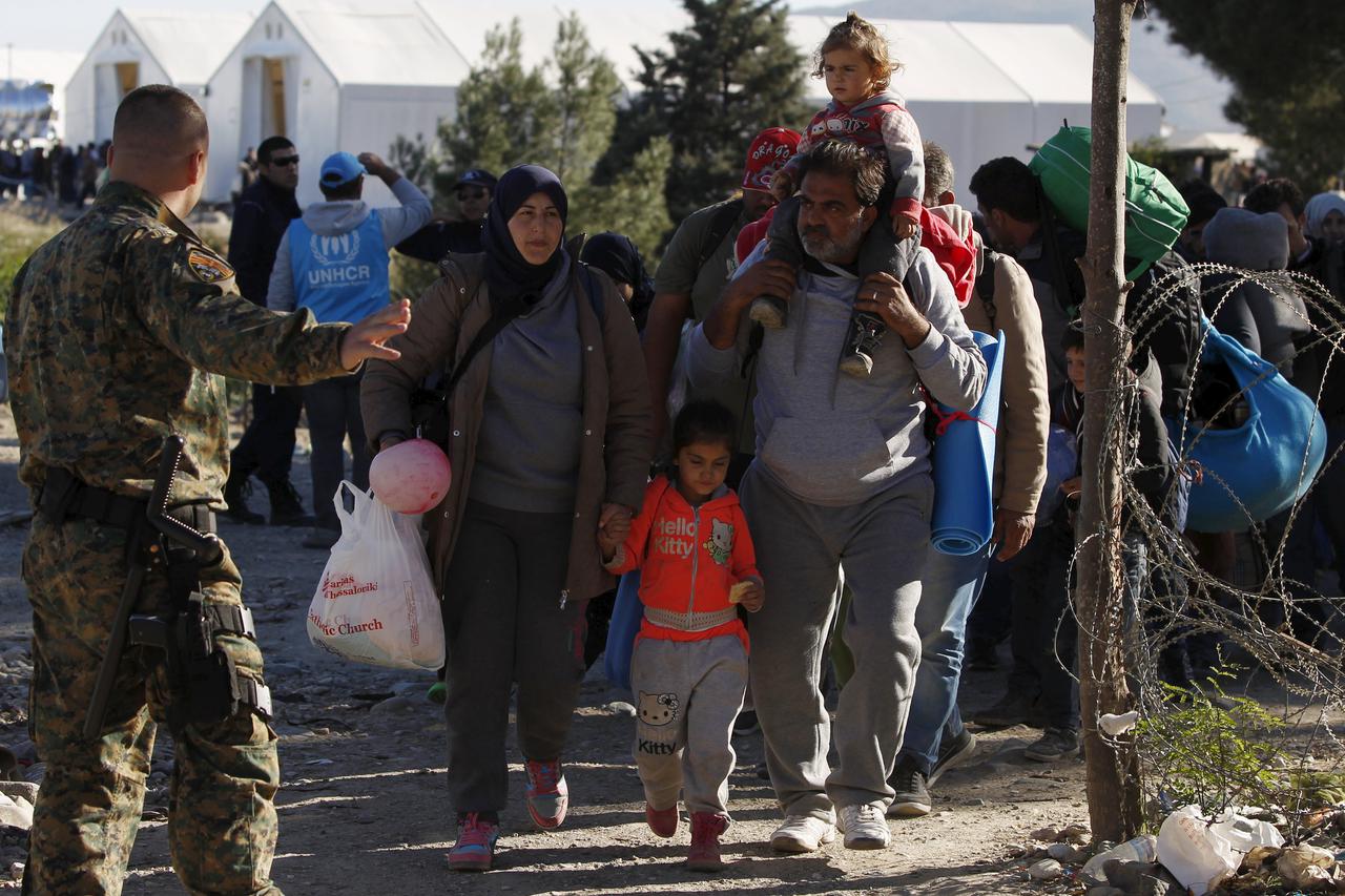 migranti, Makedonija