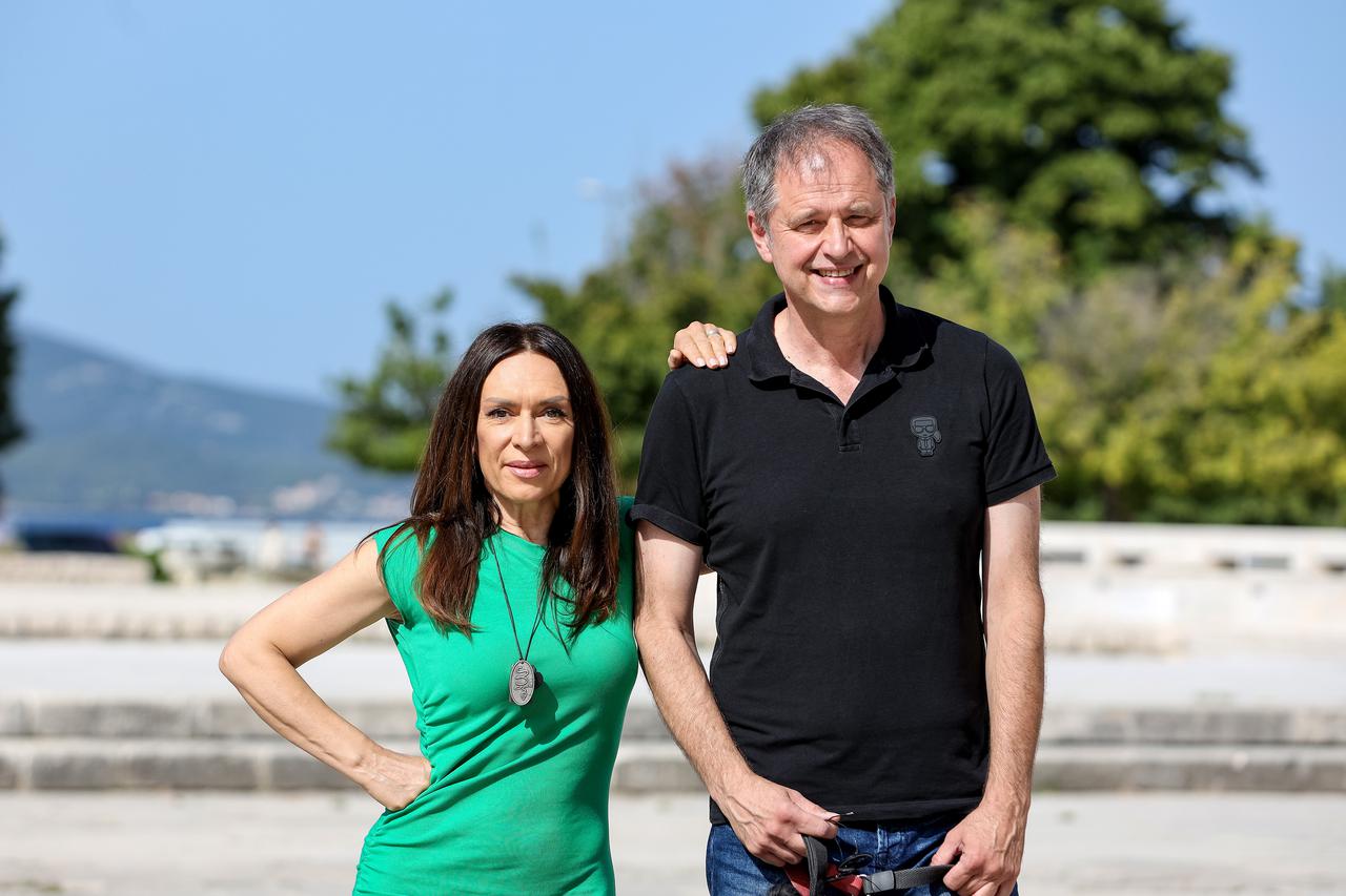 Zadar: Emilija Kokić i Miljenko Kokot sa psom Mimom 