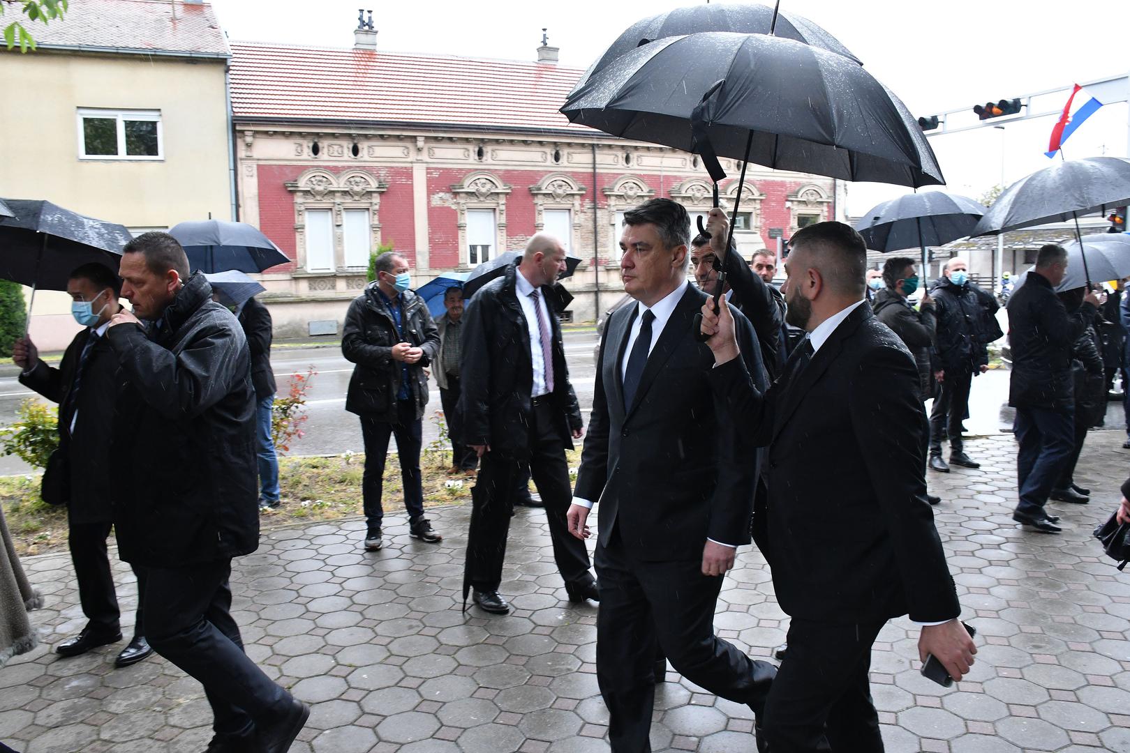 01.05.2020. Okucani  - Obiljezavanje 25. obljetnice vojno redarstvene operacije Bljesak. Zoran Milanovic, Andrej Plenkovic Photo: Ivica Galovic/ PIXSELL