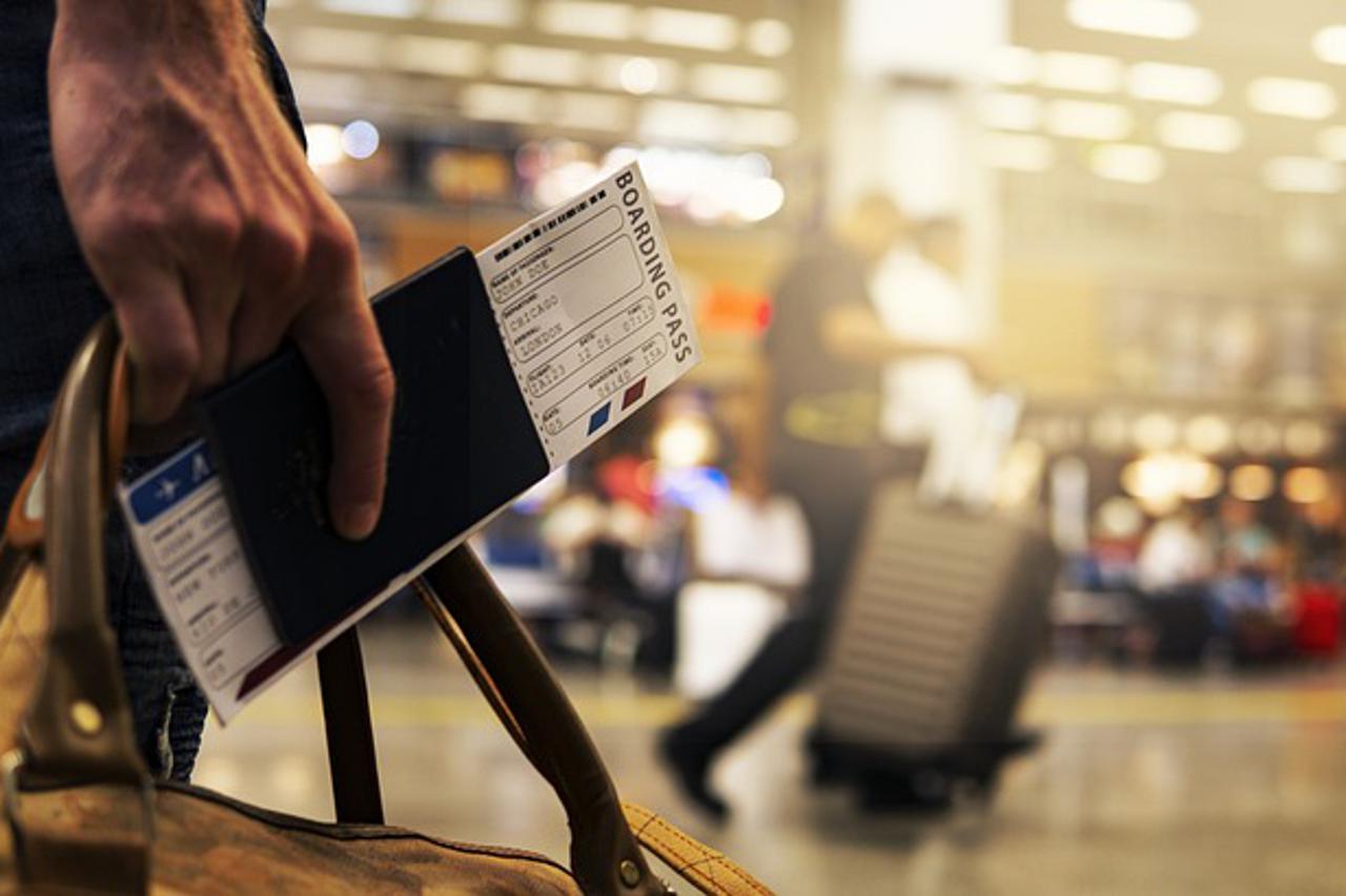 avionska karta ilustracija