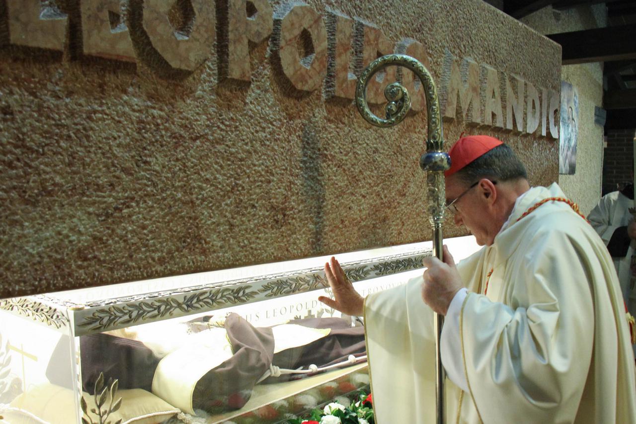 Kardinal Bozanić na proslavi 150. obljetnice rođenja sv. Leopolda u Padovi