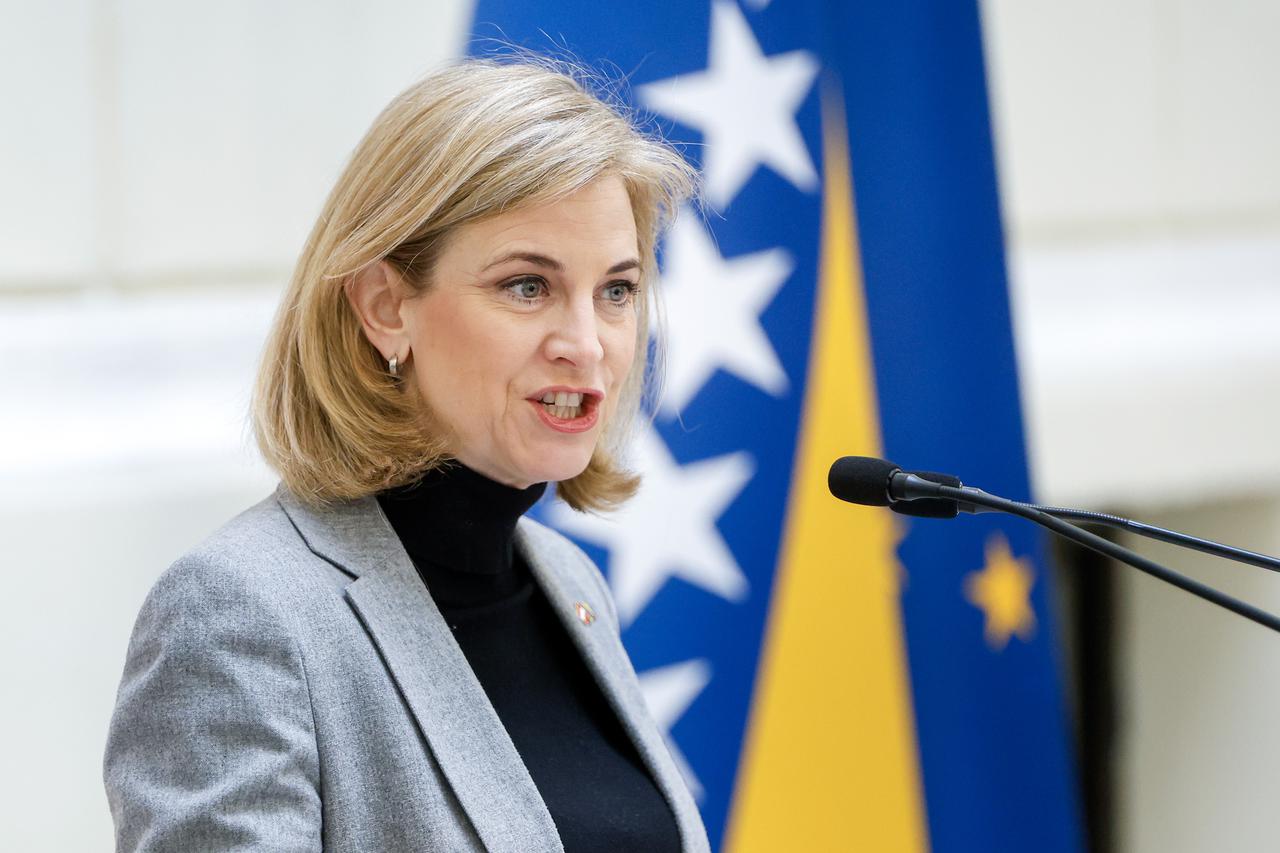 Sarajevo: Ministar vanjskih poslova BiH Elmedin Konaković sastao se s austrijskom kolegicom Beate Meinl-Reisinger