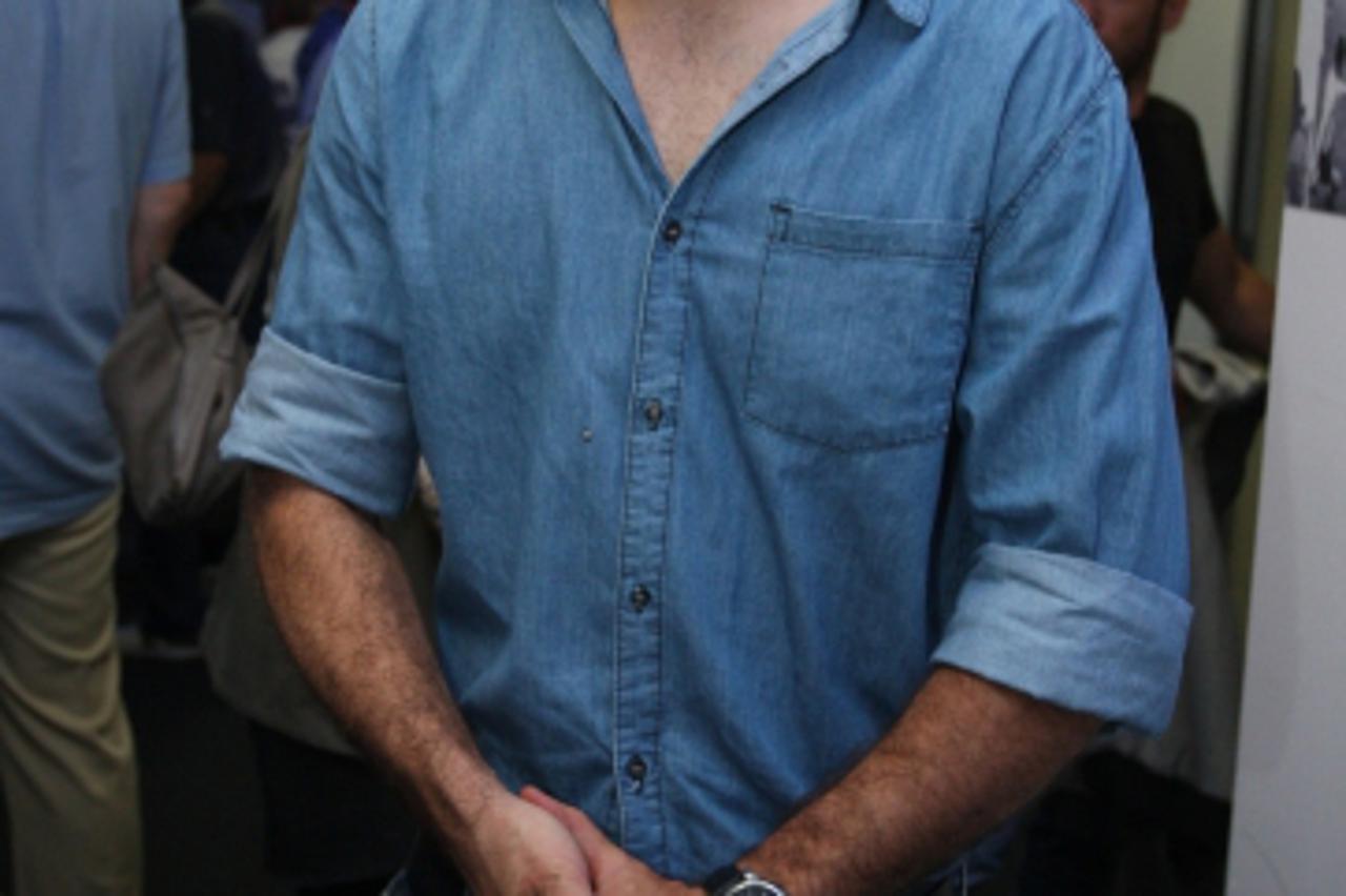 '06.07.2013., Zagreb - Poznati na otvorenju VIP salona na maksimirskom stadionu uoci utakmice superkupa Dinamo - Hajduk. Janko Popovic Volaric. Photo: Grgur Zucko/PIXSELL'