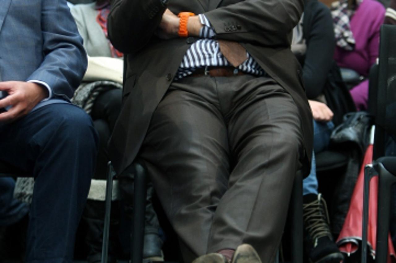 '22.10.2011., Bocarski dom, Prisavlje 2, Zagreb - Javno predstavljanje Plana 21 Kukuriku koalicije na temu: Vanjska politika i EU integracije. Radimir Cacic.  Photo: Sanjin Strukic/PIXSELL'