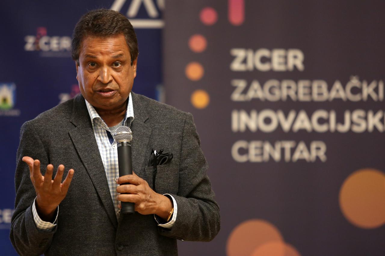 Zagreb: Milijarder s Forbesove liste Binod Chaudhary održao motivacijsko predavanje u ZICER-u