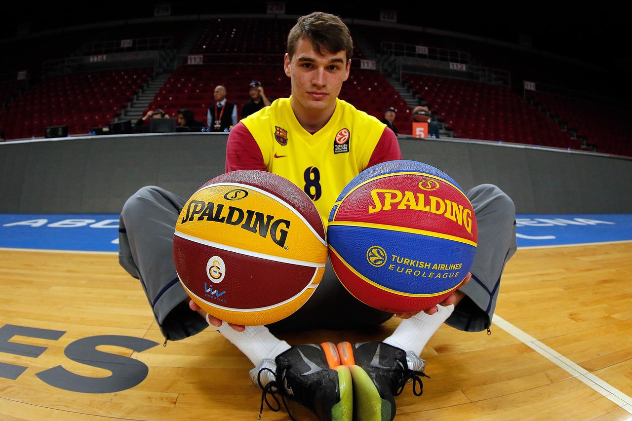 in action during the Turkish Airlines Euroleague Basketball Top 16 Date 14 game between Galatasaray Liv Hospital Istanbul v FC Barcelona at Abdi Ipekci Sports Hall on April 10, 2015 in Istanbul, Turkey.