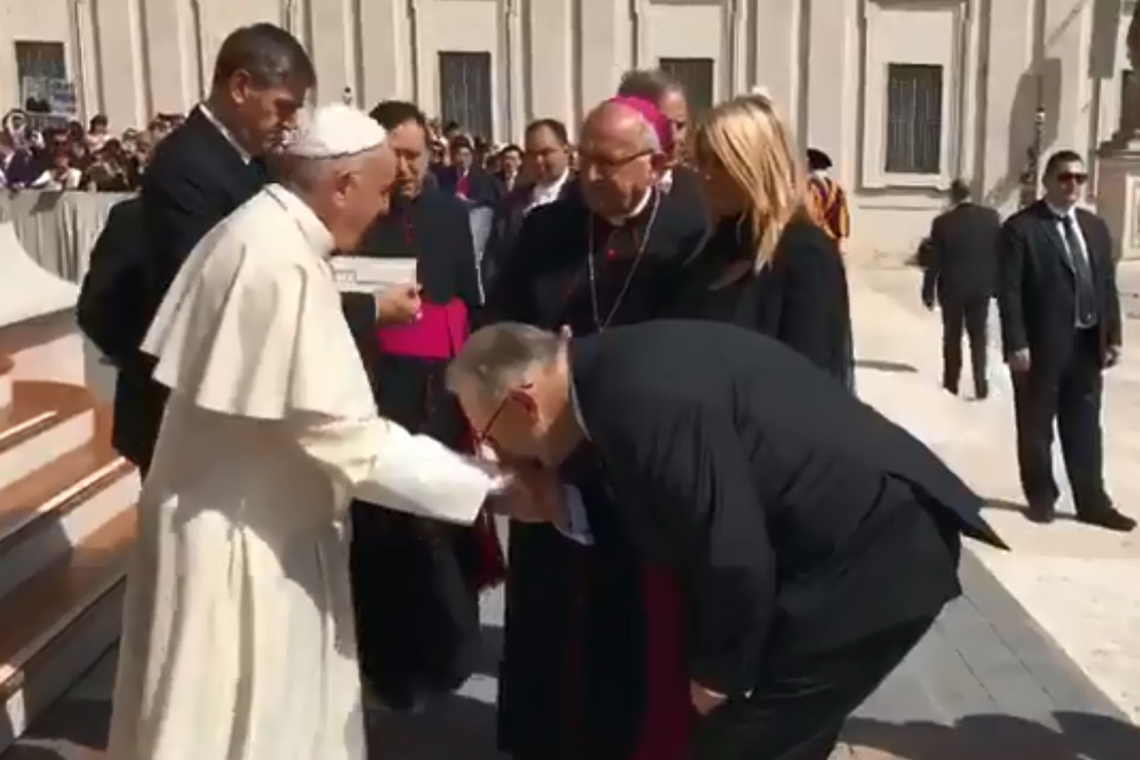 Papa Franjo i Davor Božinović