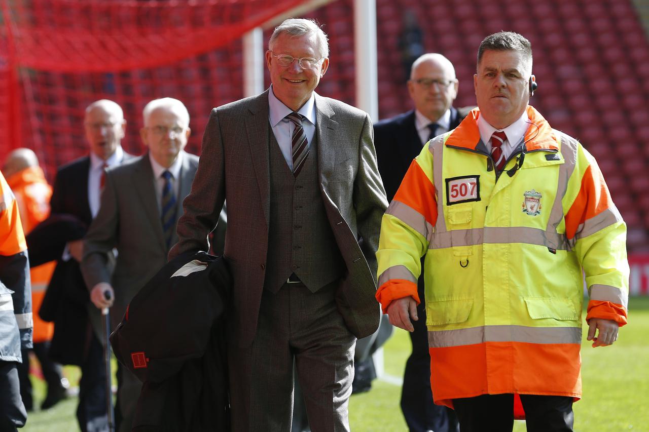 Football - Liverpool v Manchester United - Barclays Premier League - Anfield - 22/3/15  Manchester United director Sir Alex Ferguson before the game Action Images via Reuters / Carl Recine Livepic EDITORIAL USE ONLY. No use with unauthorized audio, video,