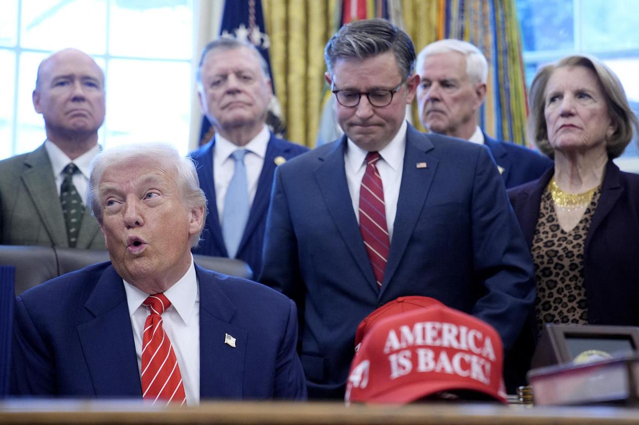 Donald Trump participates in a bill signing - Washington