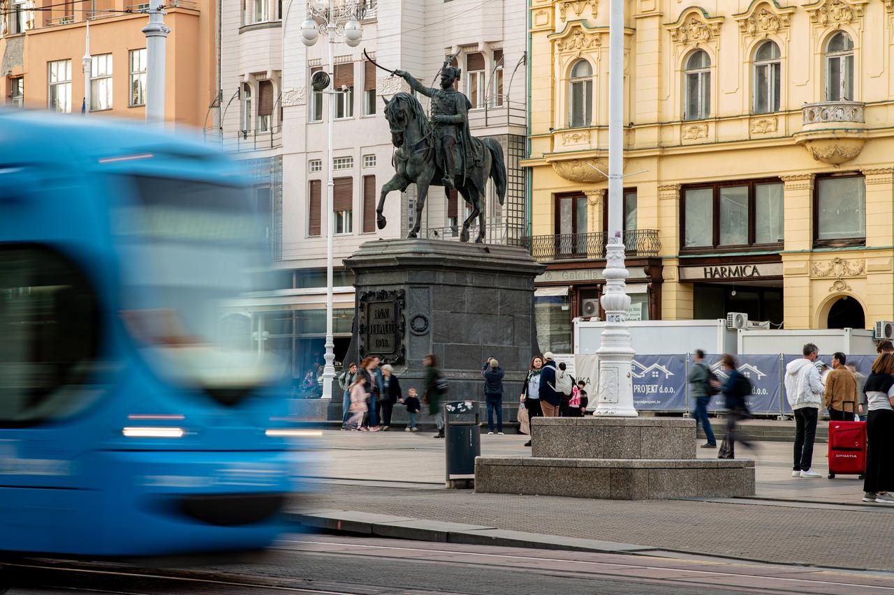 Popodnevna atmosfera u centru Zagreba