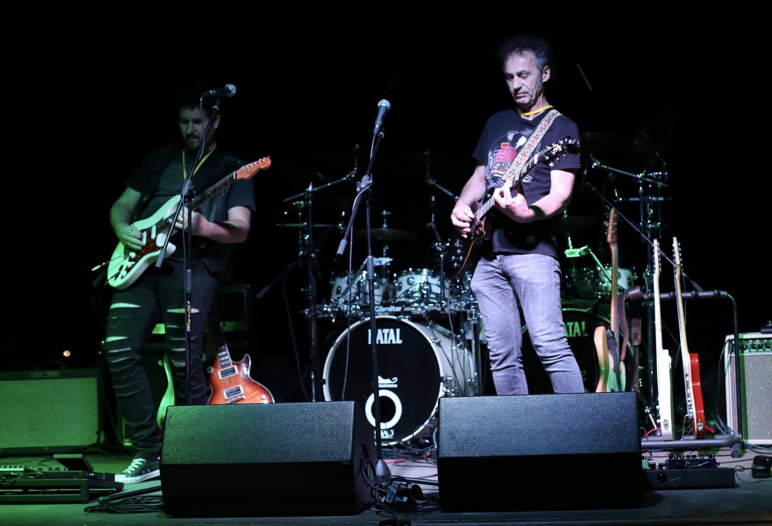02.07.2021.,Trilj- Nakon uvodnih dogadjanja i zanimljivosti nastupom poznatih glazbenika zapoceo ovogodisnji Thrill Blues Festival. prije koncetra odrzana je i prezentacija domacih glazbenih instrumenata.Photo:Ivo Cagalj/PIXSELL