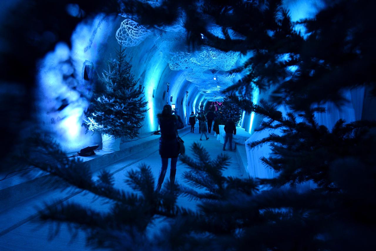 16.12.2016., Zagreb - Advent u tunelu Gric.  Photo: Marko Lukunic/PIXSELL